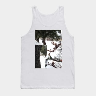 Photo mash up of the day it snowed. February 2022 Tank Top